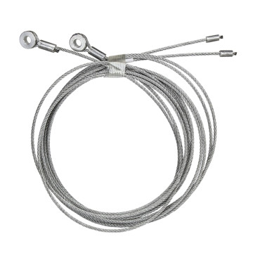 Trailer Ramp Door Cables - 1/8" x 150"  - 1 Pair