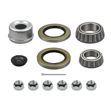 Trailer Bearing Kit - 25580/15123 Bearings - Fits Tie Down 46895X Rotor
