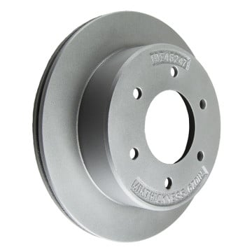 Dexter (Tie Down) 12" Brake Rotor "Cap Over Style" - 6 on 5 1/2" - Galv-X Coated