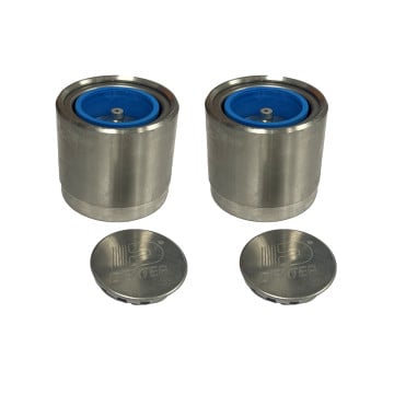 Bearing Protector - Trailer Buddy - Stainless Steel - UFP by Dexter K71-035-00 (Pair) - 1.98"