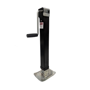 RAM Trailer Jack - 2.50" Square - 7,000 lbs. Capacity - Direct Weld w/ 13" Drop Leg 