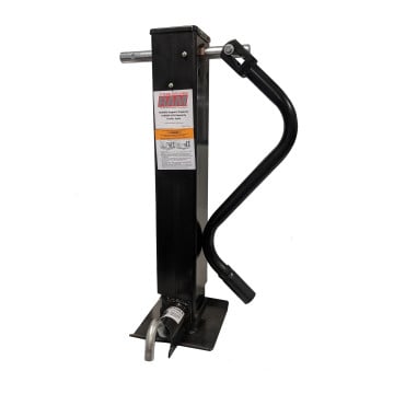 RAM Trailer Jack - 4" x 4" - 12K Capacity - With Spring - 14" Drop Leg - Front Pull Pin