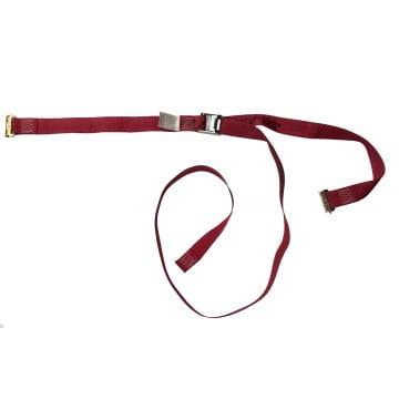 Snappin Turtle Adjustable Wheel Bonnet with E-Track Clips - No Ratchet - Red