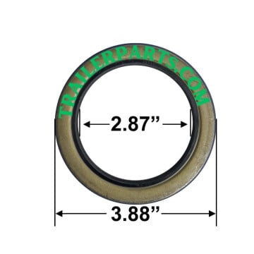 Double Lip Oil Seal - 2.87 I.D. x 3.88 O.D. x .43 Thick