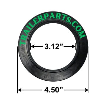 Double Lip Oil Seal - 3.12" I.D. - 4.50" O.D. 010-056-00 