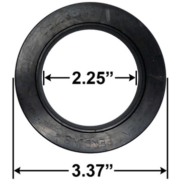 Double Lip Oil Seal - 2.25" I.D. - 3.37" O.D. Markings: 2233749 - 75186170 Compatible w/ 010-063-00