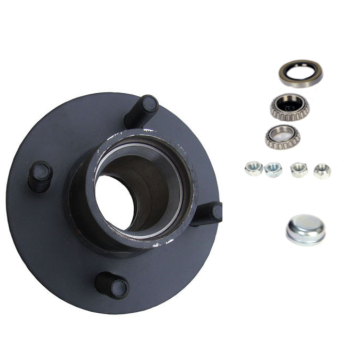 Trailer Hub - 4 Bolt with 44643 Bearings