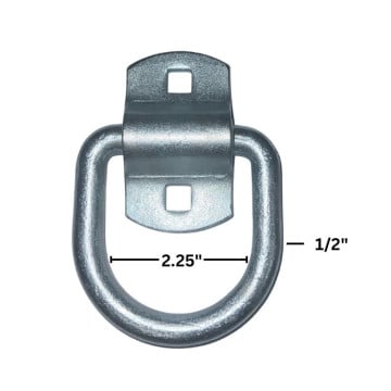 RAM Forged D-Ring - 1/2" - Zinc Plated