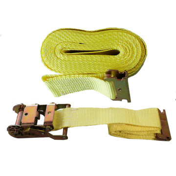 Buyers Products 01077 Yellow Ratchet Strap w/ E-Track clips -2"x20 ft. TILL SUPPLIES LAST!