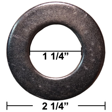1 1/4" x 2 1/4" Flat Washer - Sold Individually