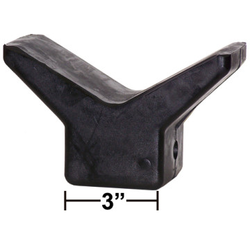 Yates Y-Style Bow Stop 3" Rubber - 1/2" Shaft Size