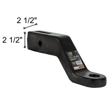 Buyers Ball Mount - 2 1/2" Rise - 4" Drop - 20,000lb 