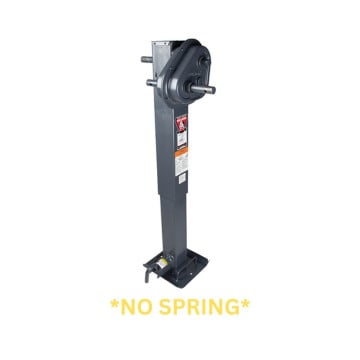 Bulldog 2 Speed Trailer Jack - 4" x 4" - 12K Capacity - NO Spring - 14" Drop Leg - Front Pull Pin