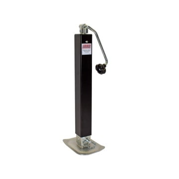 RAM Trailer Jack - 2.50" Square - 7,000lb Capacity - Direct Weld - with 13" Drop Leg