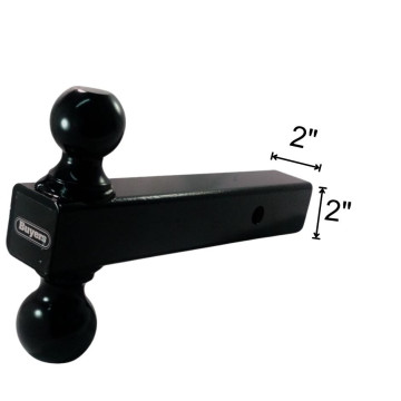 Buyers Ball Mount - 2" and 2 5/16" Hitch Balls - 8" Shank