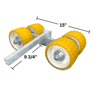 Sealion Roller Assembly with 3" x 5" Yellow Rollers