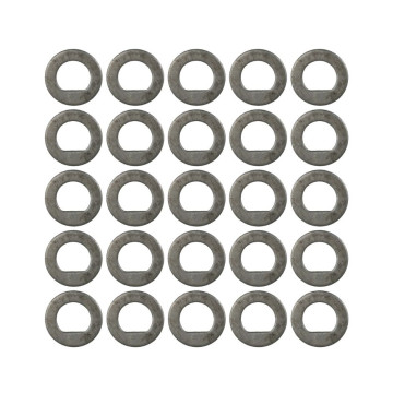 25 pieces of 2AW Axle Washer with Flat Notch