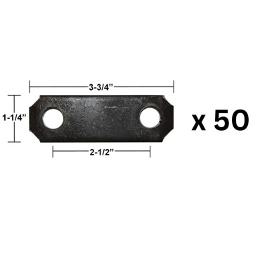 50 pieces of 2SS Shackle Link