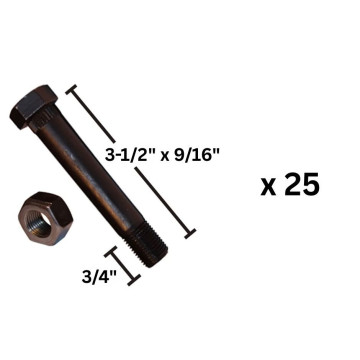 25 pieces of 355 Trailer Shackle Bolt with Nut