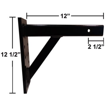 Buyers Pintle Hook Mount - 10,000 lb. Capacity - 14 Holes - 1/2"