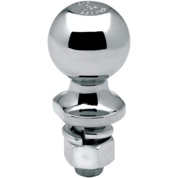 Hitch Ball - 1 7/8" Ball - 3/4" x 3 3/8" Long Shank - Chrome - 2K Capacity