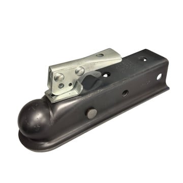 Trailer Coupler - 2" Ball - Fits 2" Channel - Oily Finish