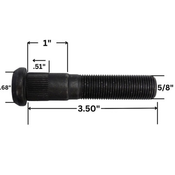 Trailer Wheel Stud - 5/8" 