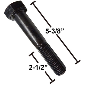Bolt 1"-8 x 5 3/8" For Equalizer- Compatible with Dexter® 007-169-00