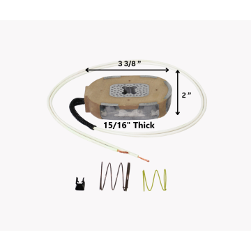 Dexter K71-105-00 Magnet Kit - For 12" x 2" Brakes (White Wire)