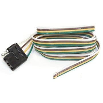 4-Way Flat Connector Socket with 60" Wire