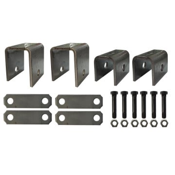 Single Axle Hanger Kit - For 1 3/4" Wide Double-Eye Spring
