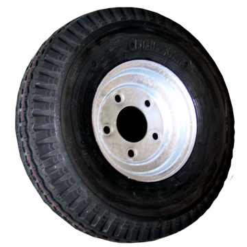 Trailer Tire – 570-8 Bias – Galvanized – 910 lb. Capacity – 5 on 4 1/2” – Load Range “C” 