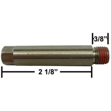 Tie Down Engineering Stainless Steel Slider Pin 2.5" - Fine Thread 12.5mm - 12114