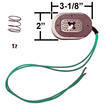 TruRyde Magnet Kit for 10" x 2" Brakes (Green Wire)