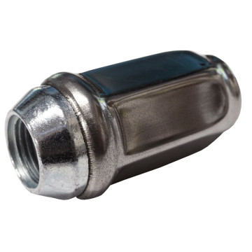 Stainless Steel Lug Nut (S/S Cover over Steel) 9/16-18(2" Tall) Wrench Size 7/8"