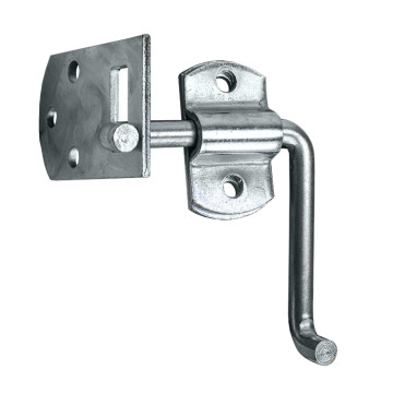 Buyers B2589BZ Corner Security Latch - Can Be Used Left or Right -Zinc Plated