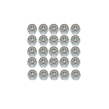 25 Count of 1/2" - 13 Nylock Nut 