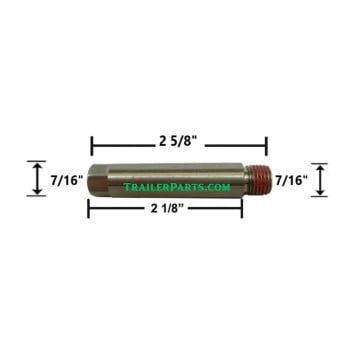 Dexter (Tie Down) 12114 Slider Pin - Stainless Steel 