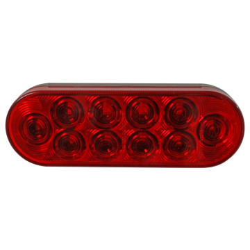 Buyers 6" Oval Tail Light - 10 LEDS - No Grommet or Plug
