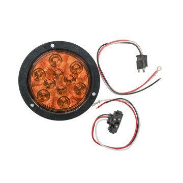 4" Round Turn Signal - 10 LEDS - Amber