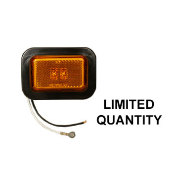 Buyers 5623122 -2.75 x 1.75" - 2 LEDS - Marker Light with Grommet & Plug