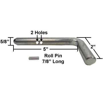 Sure-Trac Gate Pin - Zinc Plated