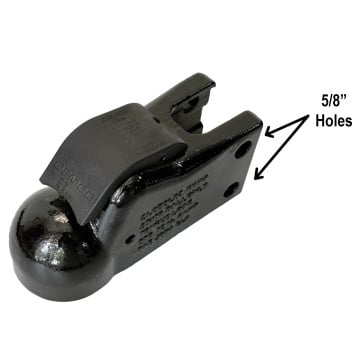 Demco EZ-Latch Trailer Coupler -  2 5/16" Ball - 21K Capacity - Fits into 3" Channel