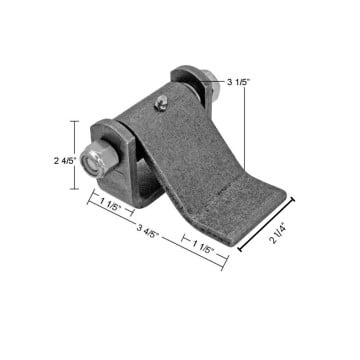Buyers Formed Hinge with Grease Fitting - Short Leaf