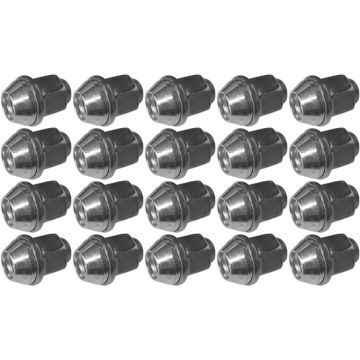 1/2" - 20 x 1 1/2" Lug Nut With Stainless Steel Cover (20 pieces)