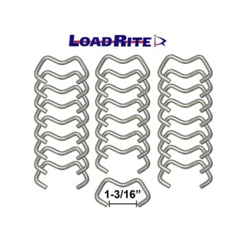 24 pcs - F2508 Loadrite Hog Rings - 1 3/16" Opening 