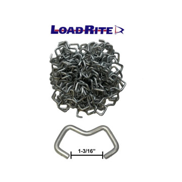 100 pcs - F2508 Loadrite Hog Rings - 1 3/16" Opening