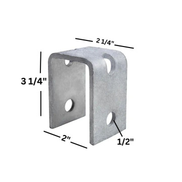 Spring Hanger - Front - For 1 3/4" Spring - Galvanized