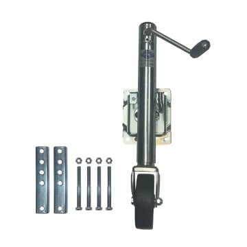 Trailer Jack - Swivel - 6" Wheel - 1,000 lbs Capacity