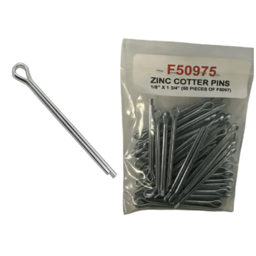 Cotter Pin -50 Count - 1/8" x 1 3/4" - Zinc